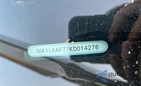 2019 Audi Q7 Premium Plus from USA, damaged, VIN WA1LAAF77KD014276